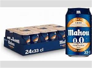 C-MAHOU 0,0 TOSTADA  LATA 33CL