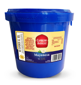 CAPRICHO ANDALUZ CUBO MAYONESA 3600ML 2 UNDS